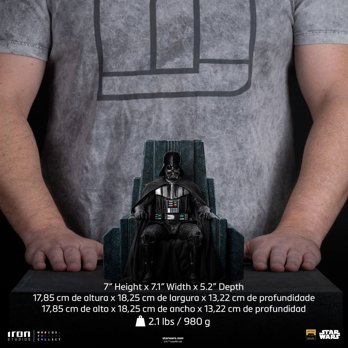 Star Wars: Obi-Wan Kenobi Darth Vader on Throne 1:10 Art Scale Limited Edition Statue