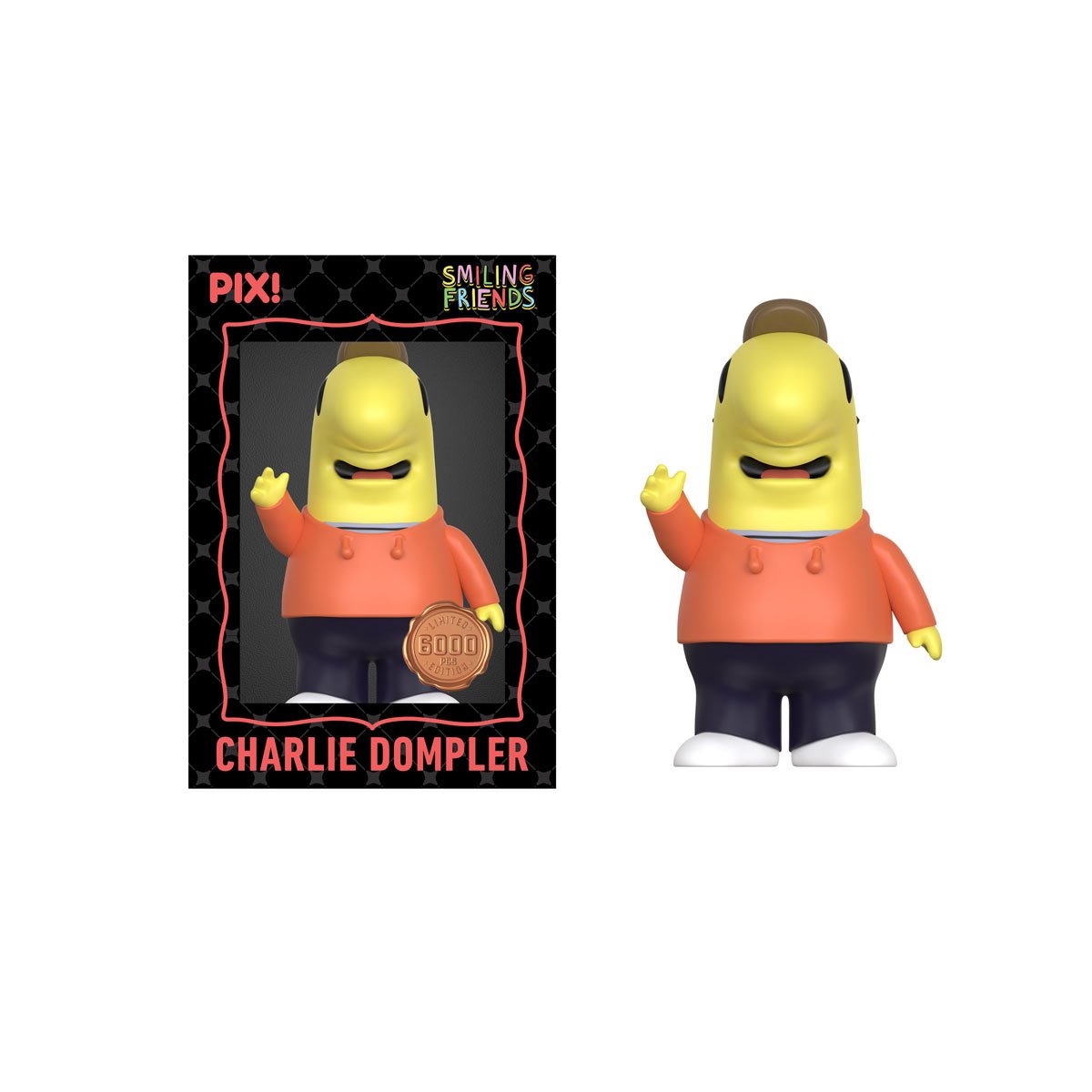 Smiling Friends Charlie Dompler Pix! Vinyl Figure