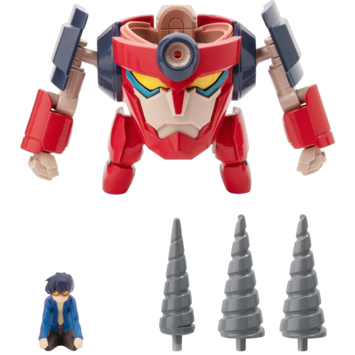 Tengen Toppa Gurren Lagann Metal Compact Lagann Action Figure