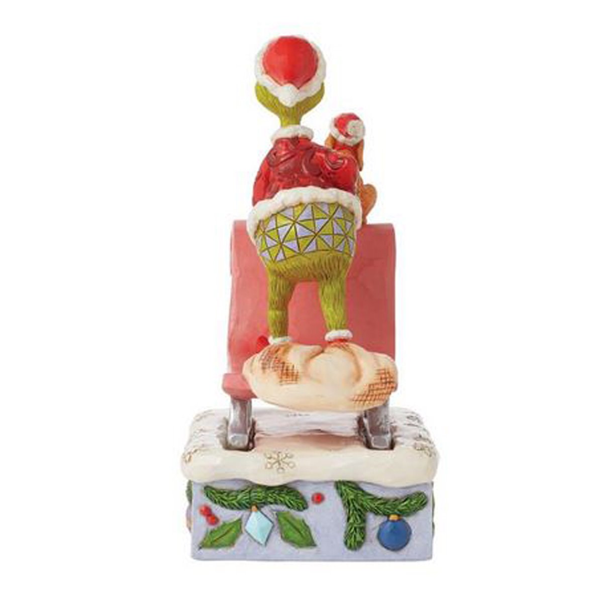 Dr. Seuss Grinch and Max on Sled By Jim Shore Statue