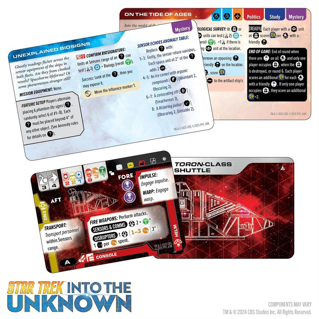 Star Trek: Into the Unknown Rising Tensions Expansion Accessory Pack