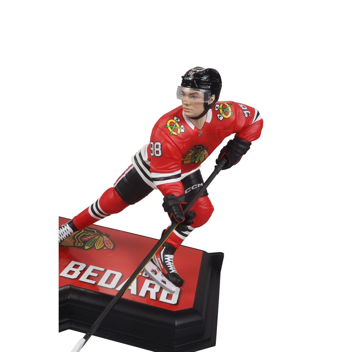 NHL SportsPicks Chicago Blackhawks Connor Bedard 2 7-Inch Scale Posed Figure Case of 6