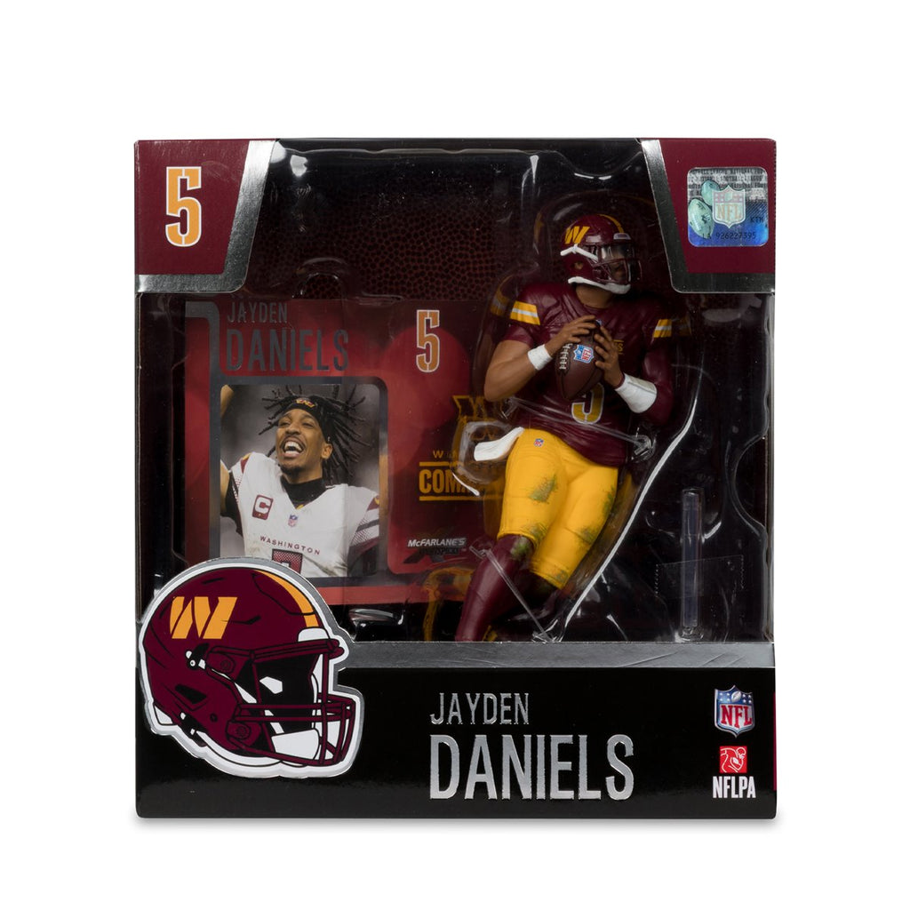 NFL SportsPicks 2025 Washington Commanders Jayden Daniels 7-Inch Scale Posed Figure