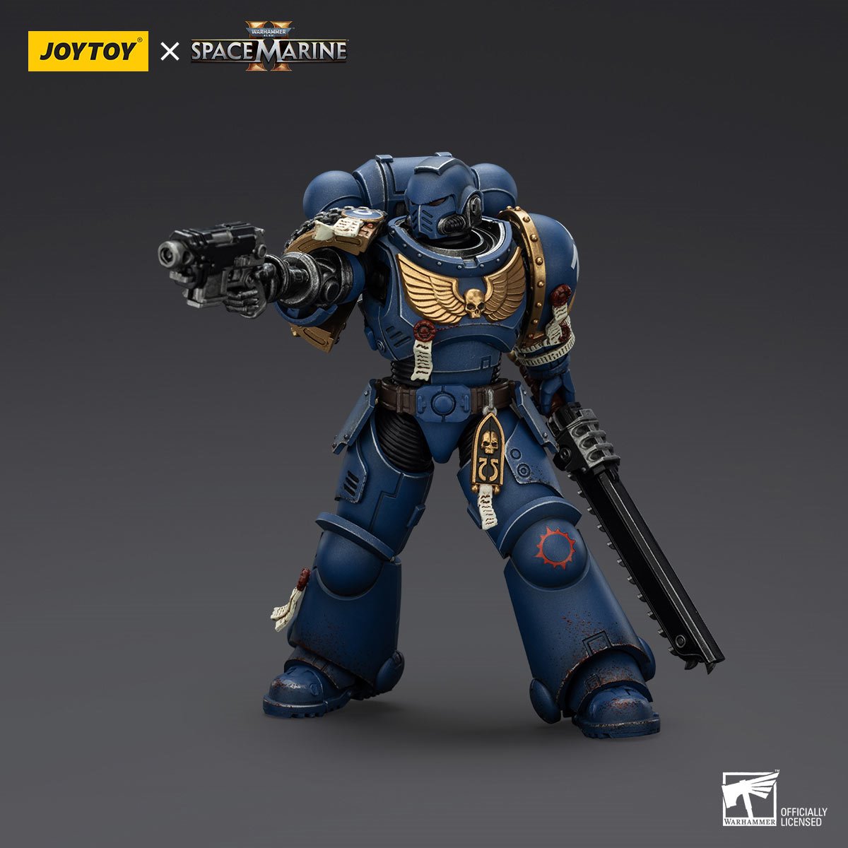 Joy Toy Warhammer Space Marine II Brother Chairon Collectors Edition 1:18 Scale Action Figure