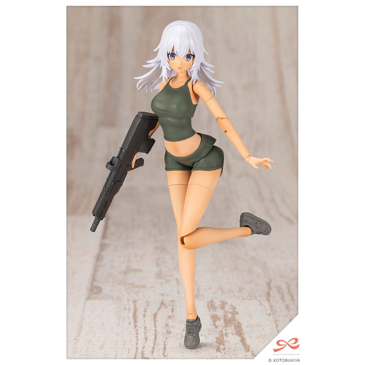 Sousai Shoujo Teien Training Wolf 1:10 Scale Model Kit