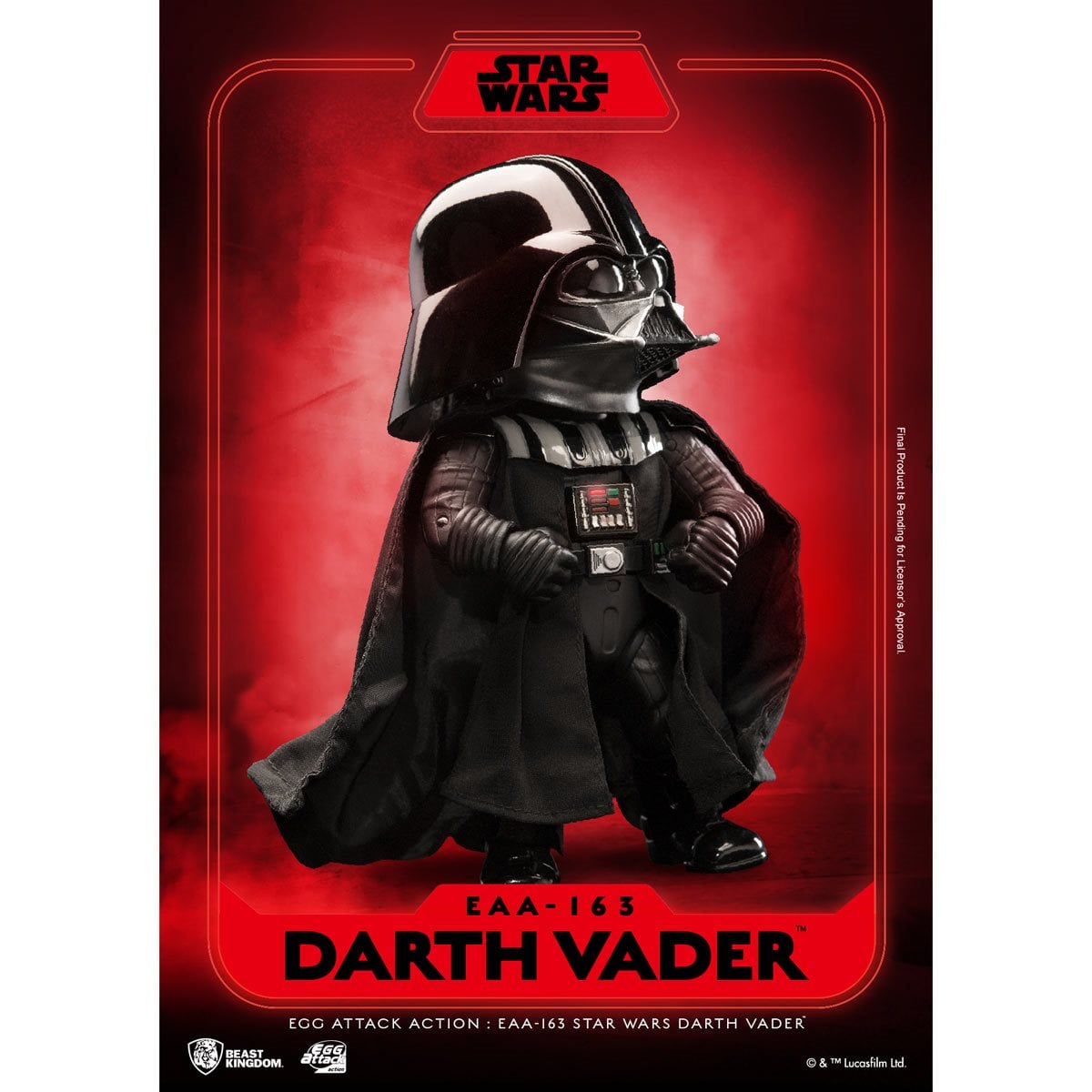 Star Wars Darth Vader EAA-163 Light-Up 6-Inch Action Figure with Sound