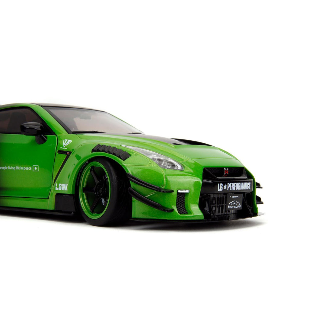 Pink Slips Wave 1 Nissan GT-R R35 with Liberty Walk Body Kit 1:18 Scale Die-Cast Metal Vehicle