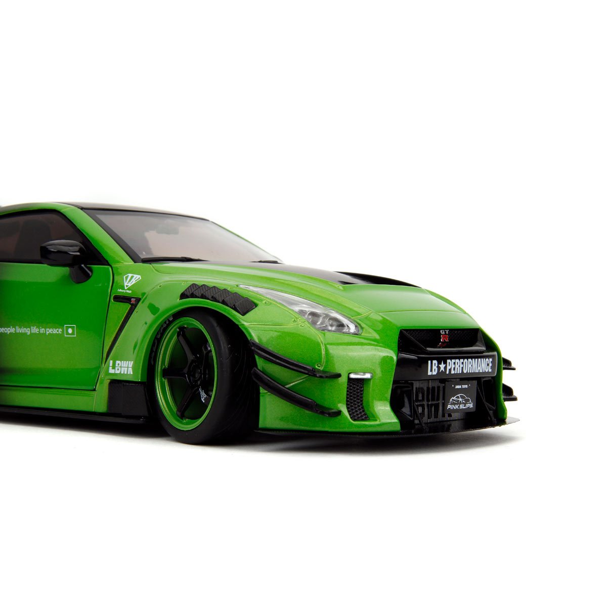 Pink Slips Wave 1 Nissan GT-R R35 with Liberty Walk Body Kit 1:18 Scale Die-Cast Metal Vehicle
