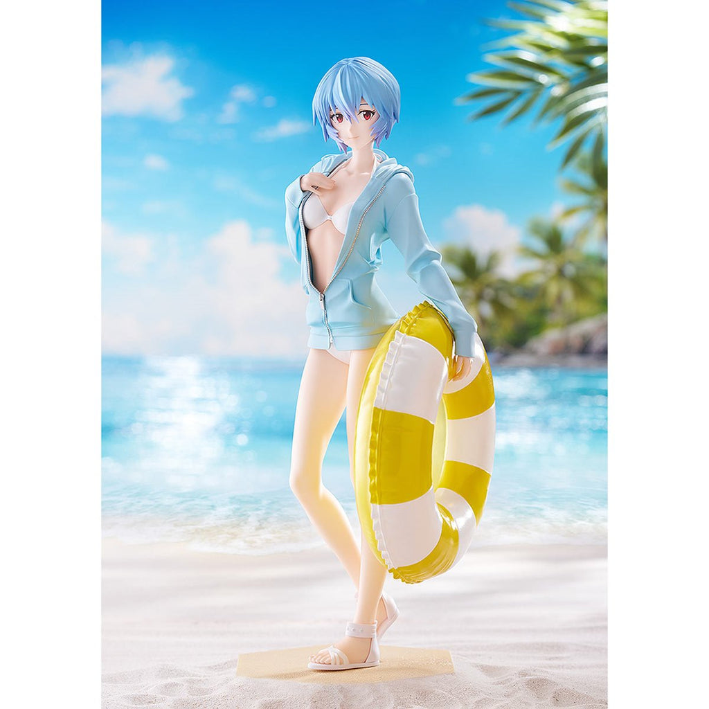Rebuild of Evangelion Rei Ayanami Beach Queens Pop Up Parade L Statue