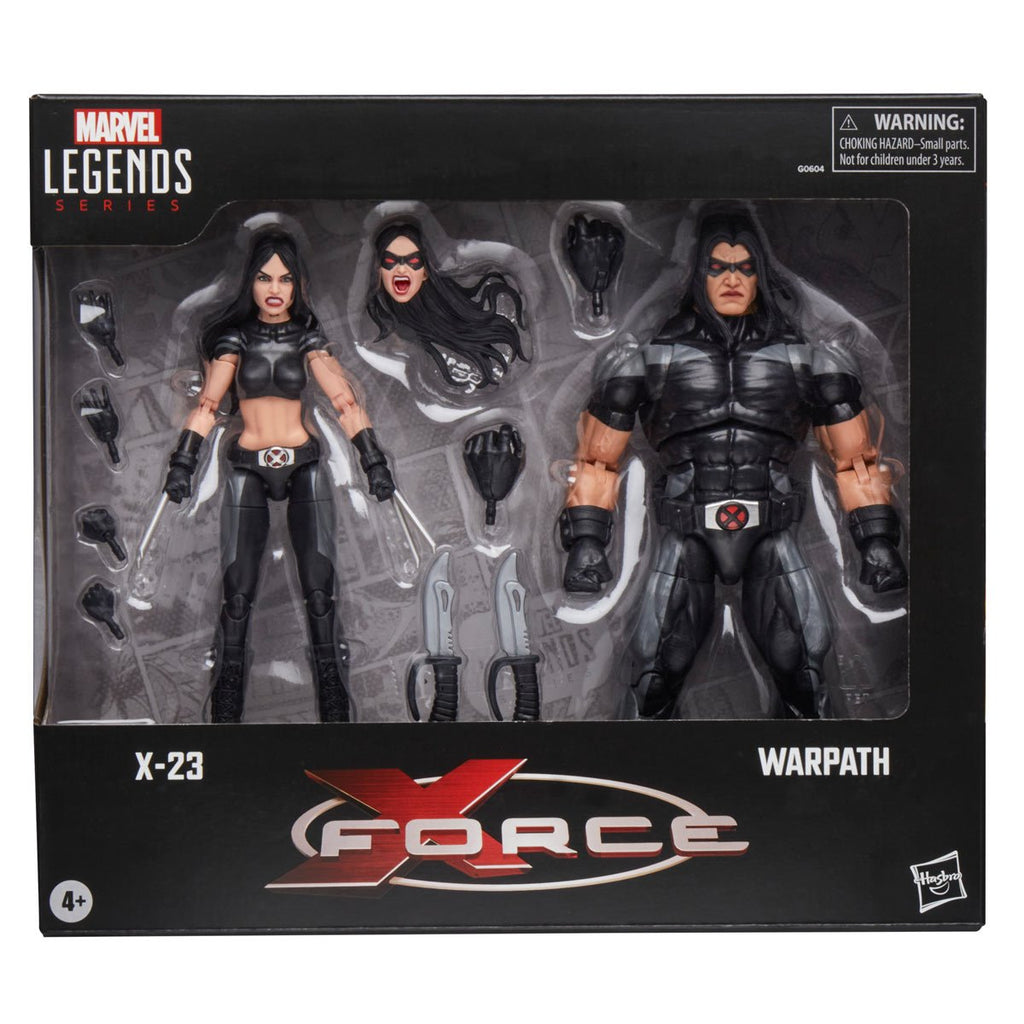 X-Force  Marvel Legends Series X-23 & Warpath 6-Inch Scale Action Figures