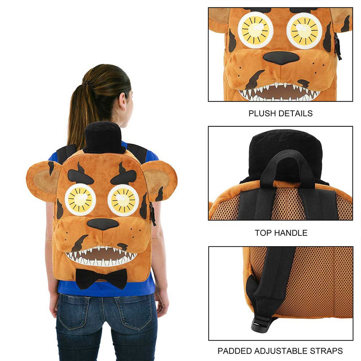 Five Nights at Freddys Freddy Scary 3D Backpack