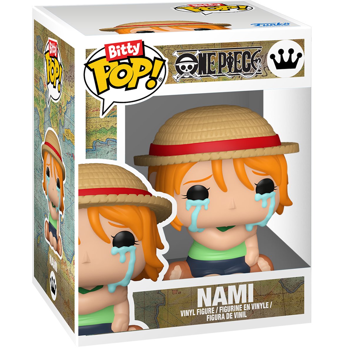 One Piece Monkey D. Luffy and Nami Funko Bitty Pop! Mini-Figure 2-Pack