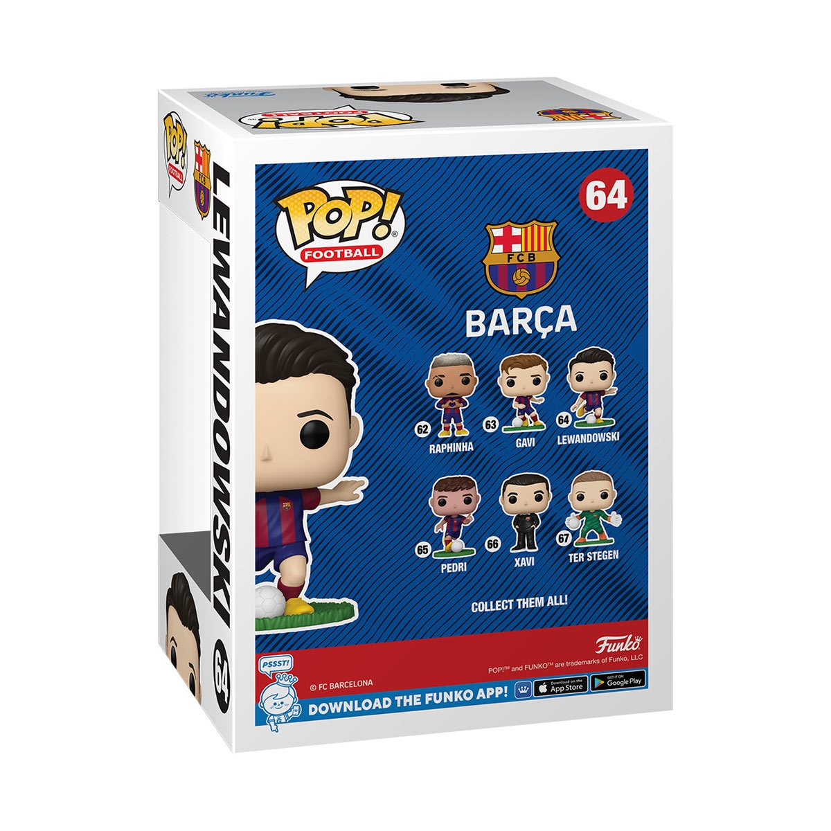Football Barcelona Lewandowski Funko Pop! Vinyl Figure #64