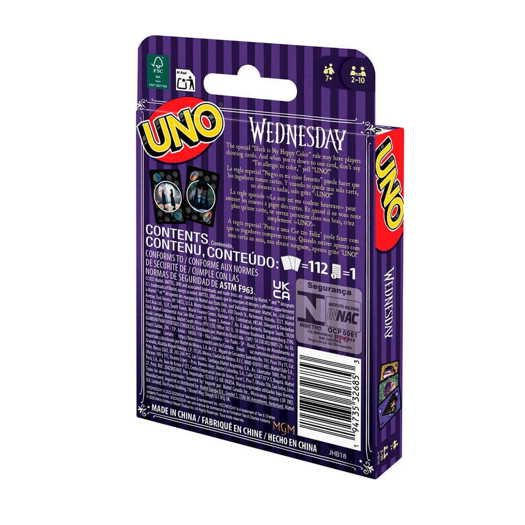 Wednesday UNO Card Game