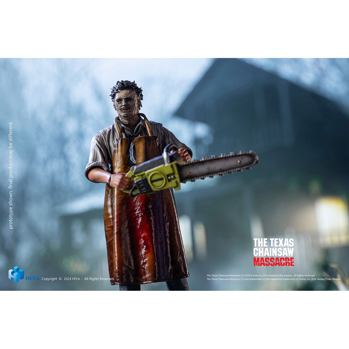Texas Chainsaw Massacre 1974 Exquisite Mini Leatherface Killing Mask 1:18 Scale Action Figure - Previews Exclusive