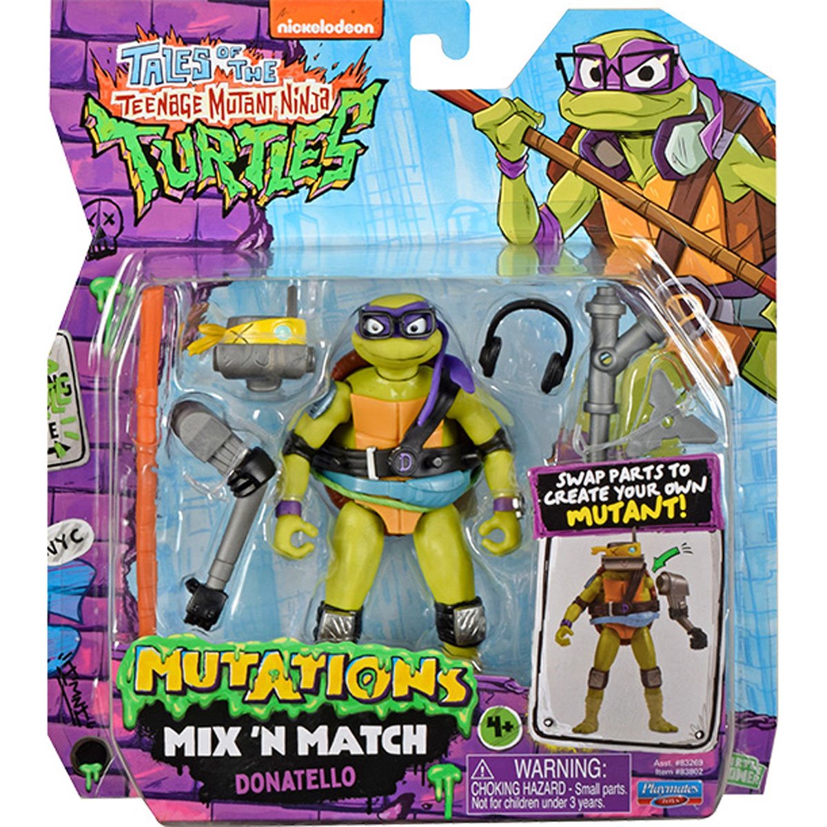 Tales of the Teenage Mutant Ninja Turtles Mix N Match Turtles Action Figure 4-Pack