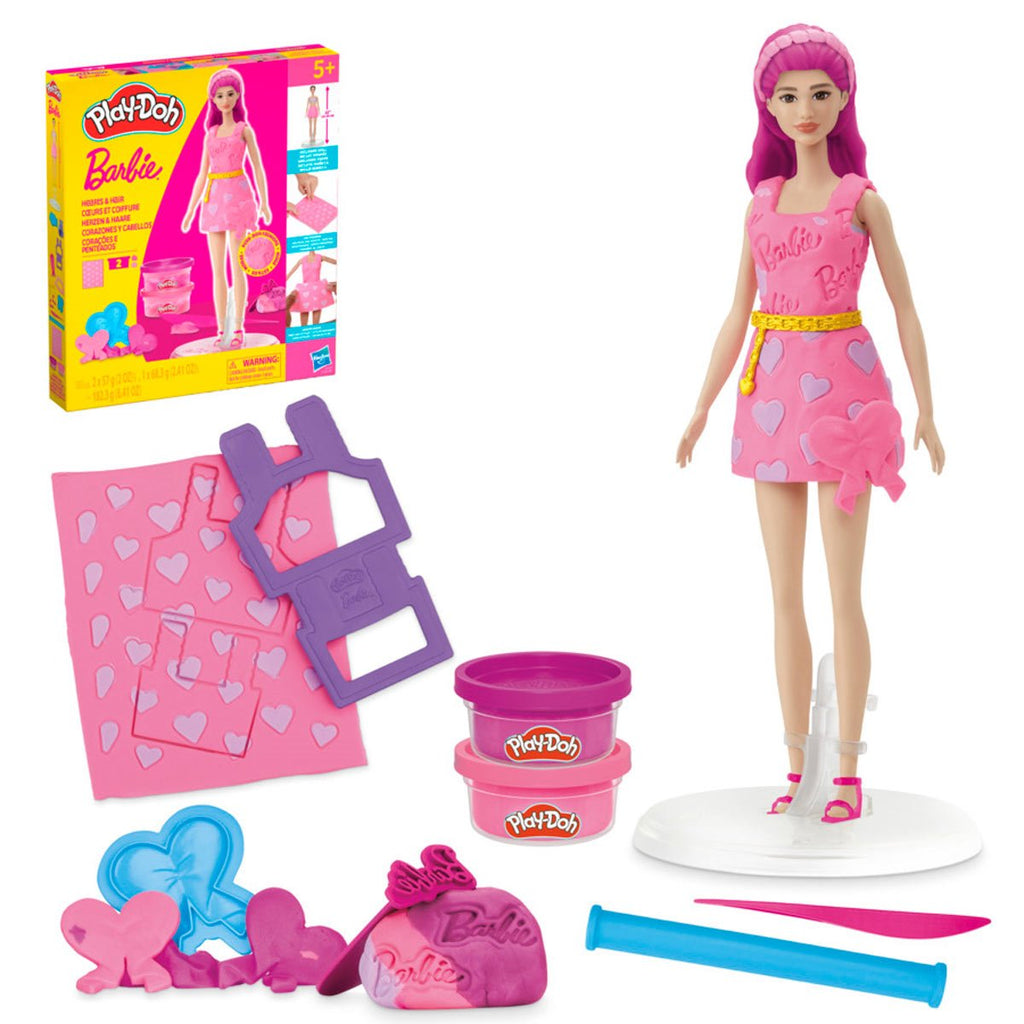 Play-Doh Barbie Hearts and Hair Set