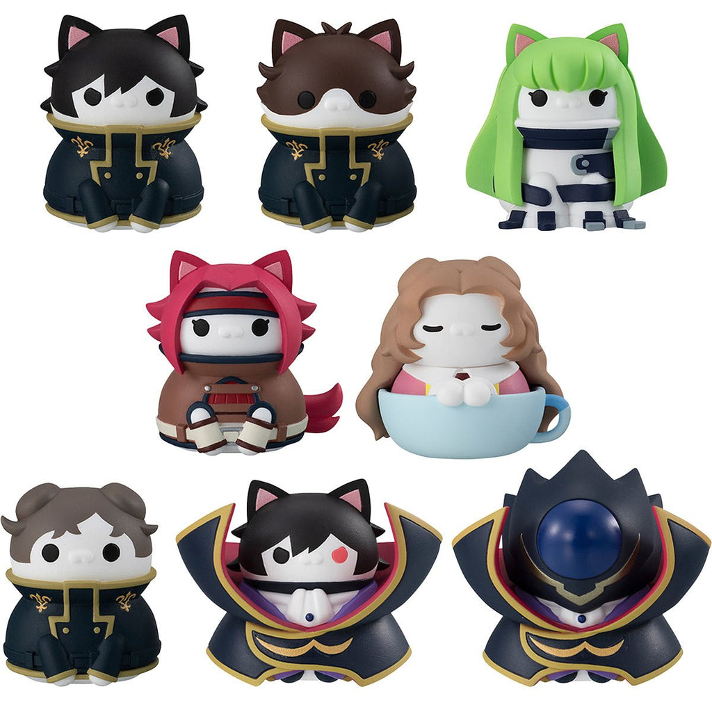 Code Geass: Lelouch of the Rebellion Code Genyass Mega Cat Project Mini-Figure Case of 8