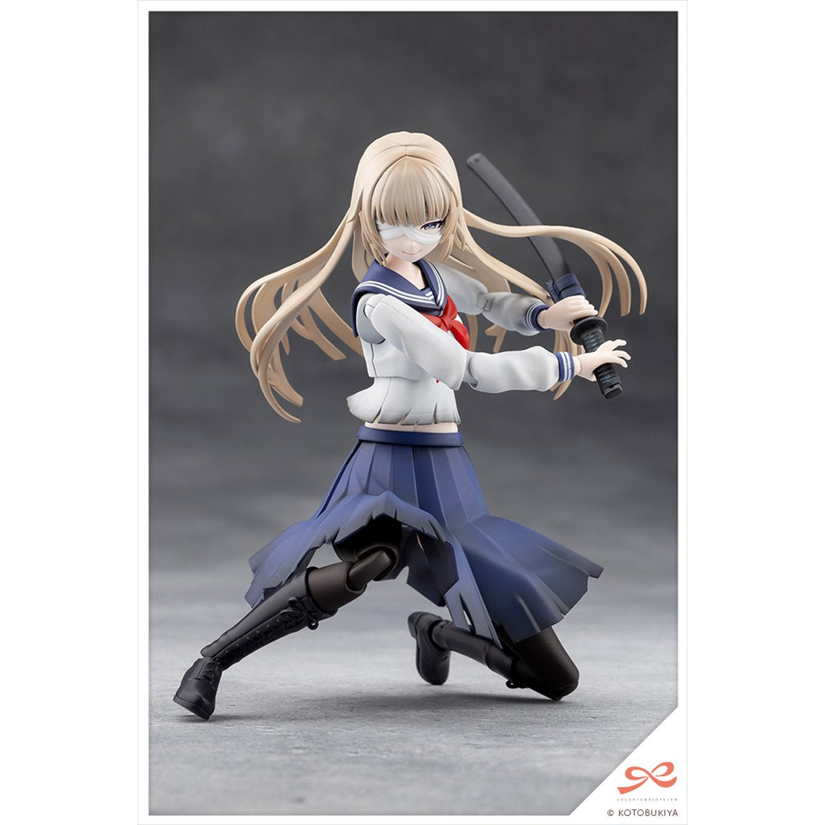 Sousai Shoujo Teien Kuon Yakushiji (Maria Kagaribi Damage Version) School Girl Emulation 1:10 Scale Model Kit