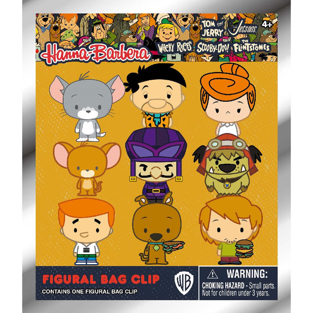 Warner Brothers Cartoons 3D Foam Bag Clip Random 6-Pack