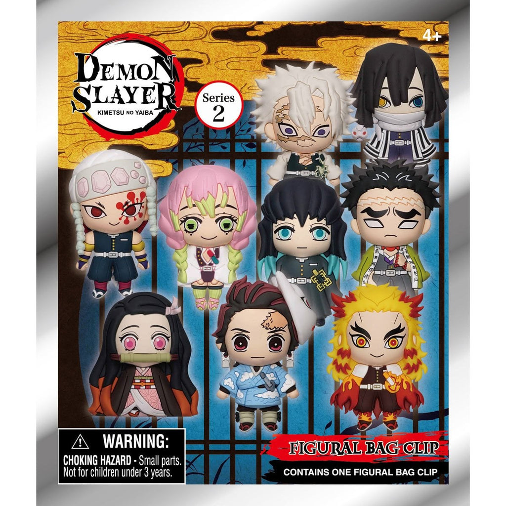 Demon Slayer Series 2 3D Foam Bag Clip Random 6-Pack