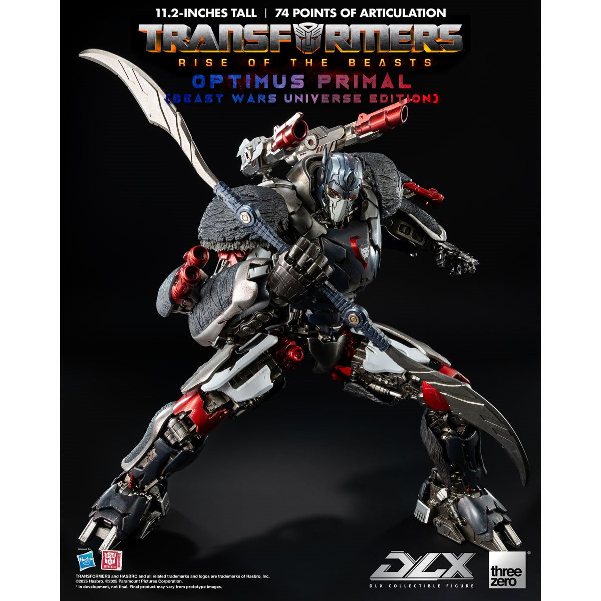 Transformers: Rise of the Beasts Optimus Primal Beast Wars Universe Edition DLX Action Figure