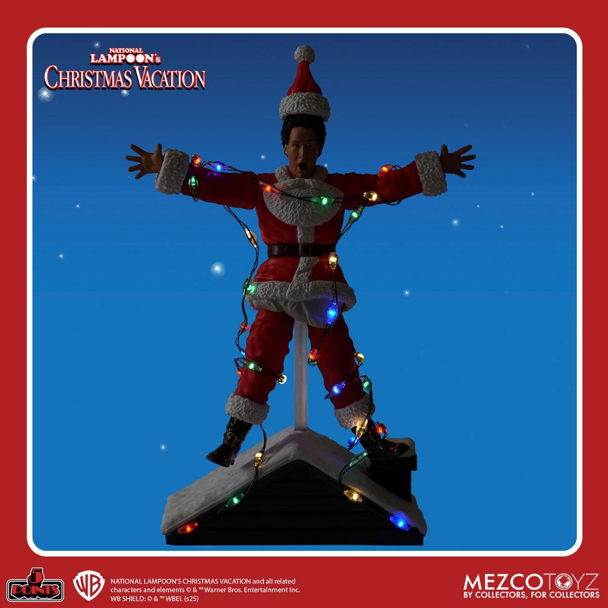 National Lampoon's Christmas Vacation Light Shock Clark Griswold 5 Points Action Figure