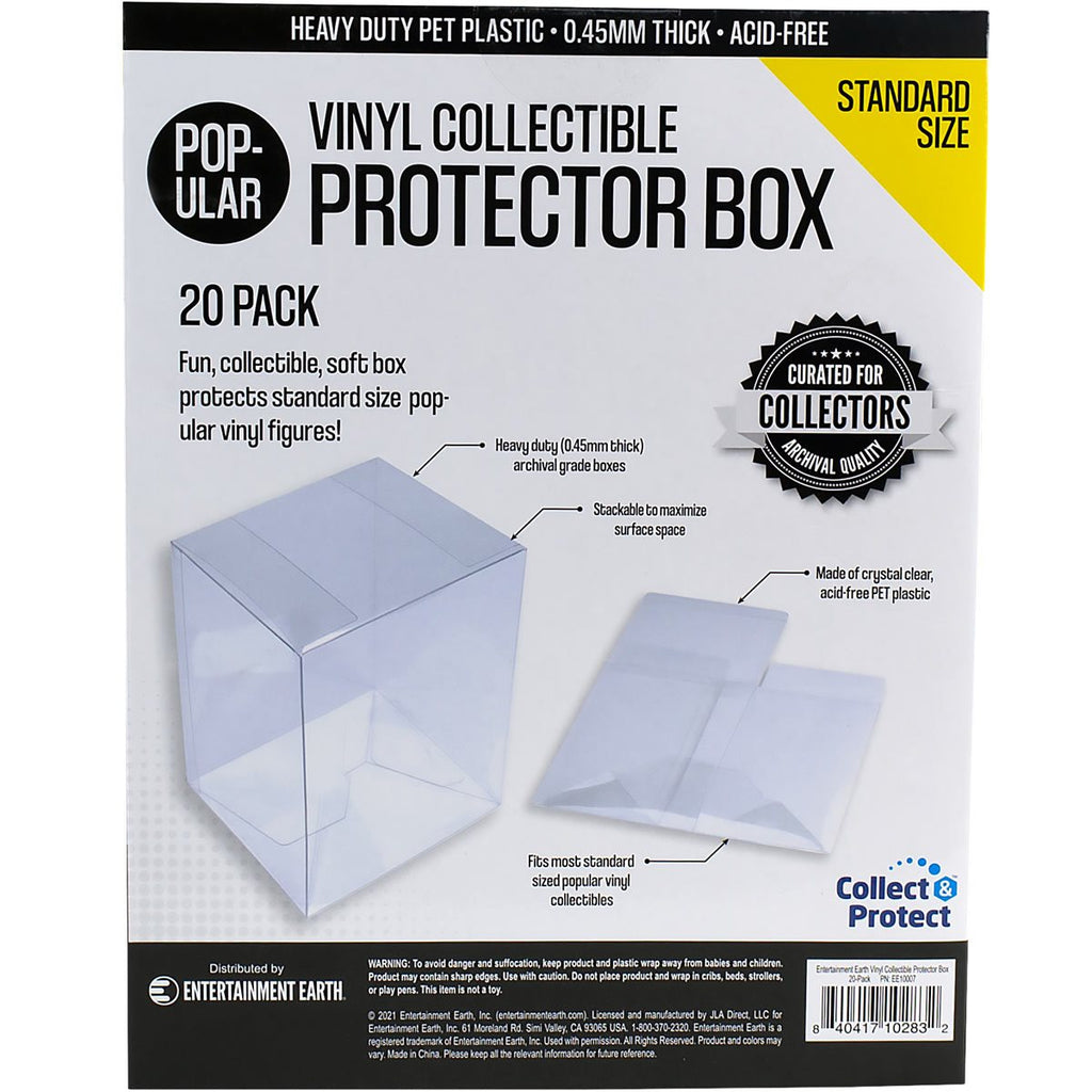 Entertainment Earth Vinyl Collectible Soft Collapsible Protector Box 20-Pack