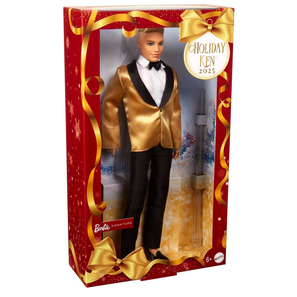 Barbie 2025 Holiday Ken Doll with Blonde Hair