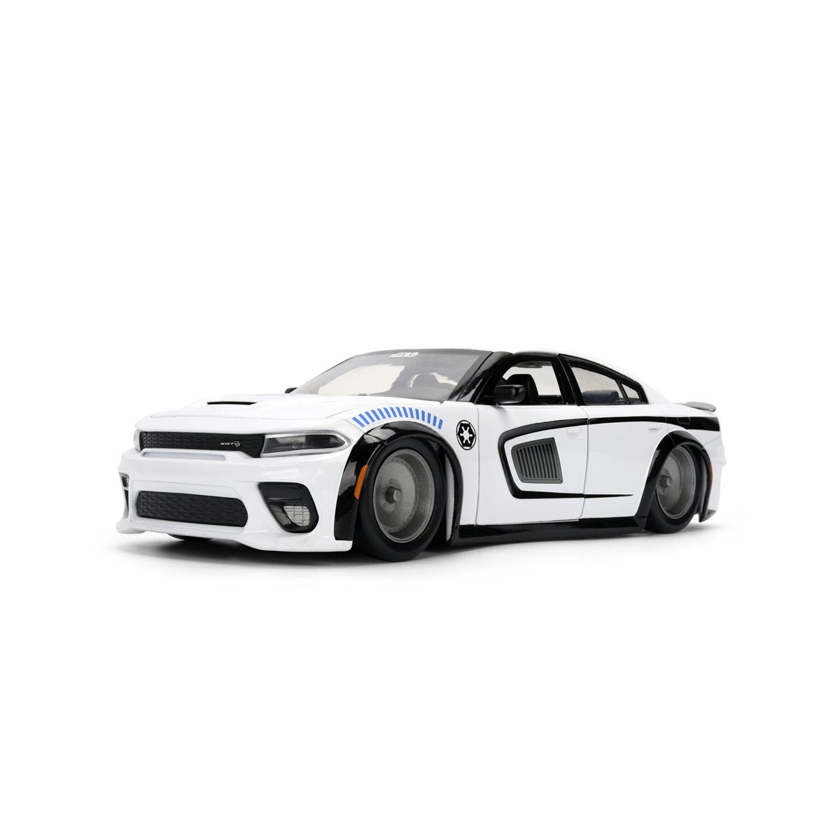 Hollywood Rides Star Wars 2021 Dodge Charger SRT Hellcat 1:24 Scale Die-Cast Metal Vehicle with Stormtrooper Figure