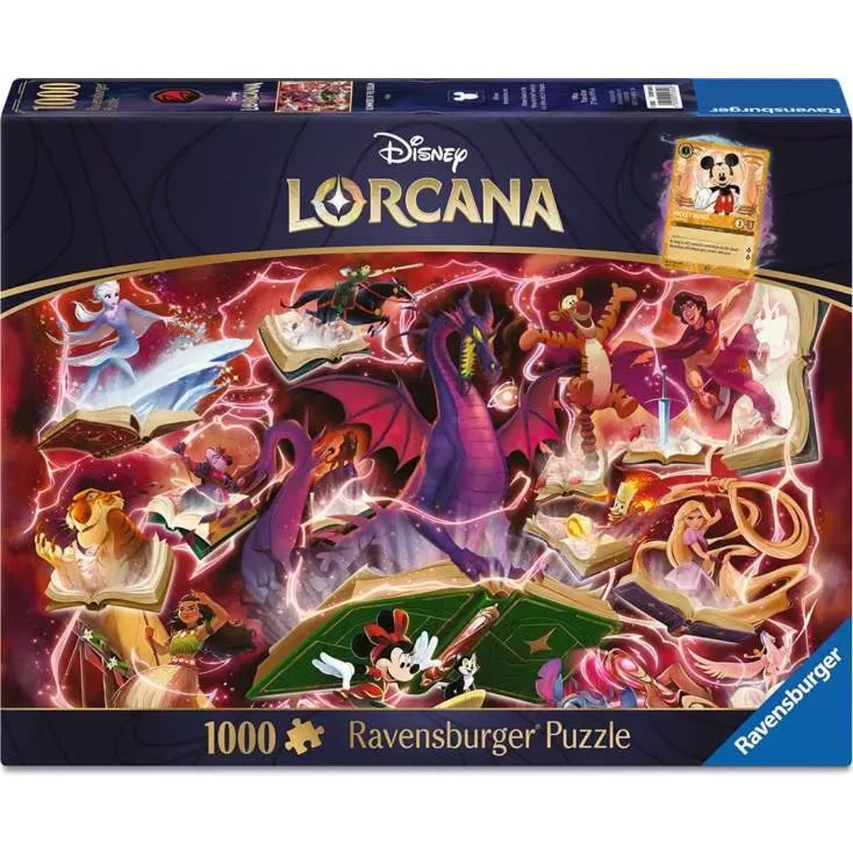 Disney Lorcana Glimmers of the Realm: Ruby 1,000-Piece Puzzle