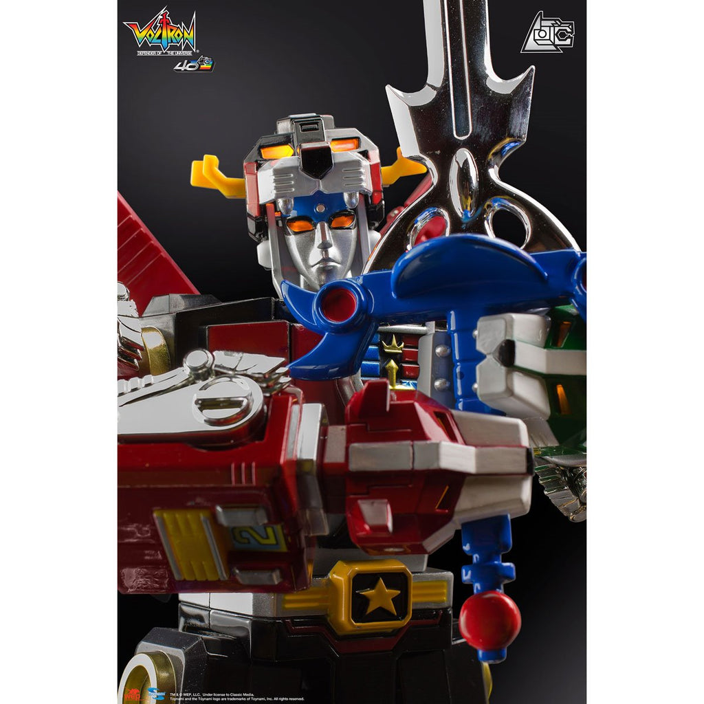 Voltron 40th Anniversary Gift Set with Light-Up Sound Base