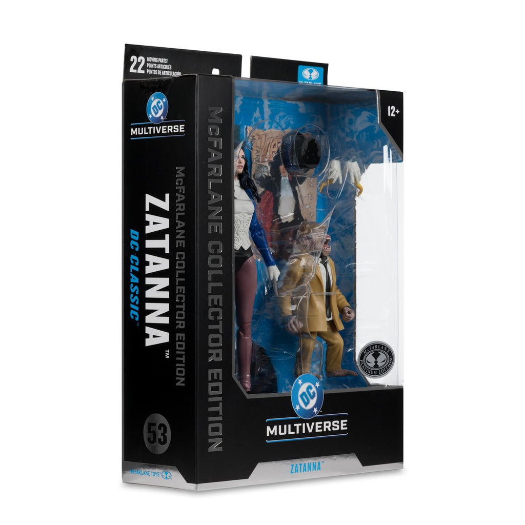 DC McFarlane Collector Edition Wave 13 Zatanna with Detective Chimp DC Classic #53 7-Inch Scale Action Figure