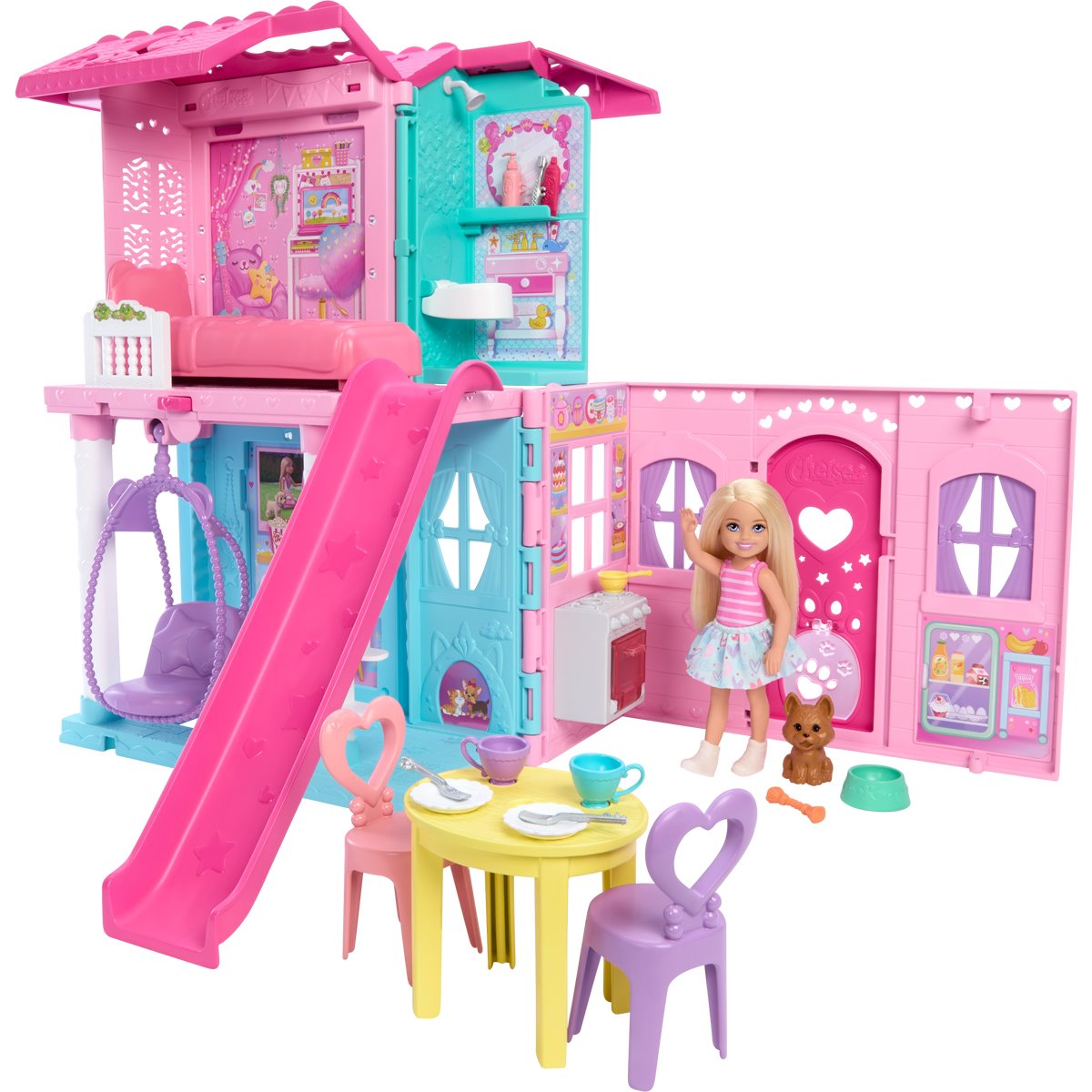 Barbie Family & Friends Club Chelsea Pop-Up House