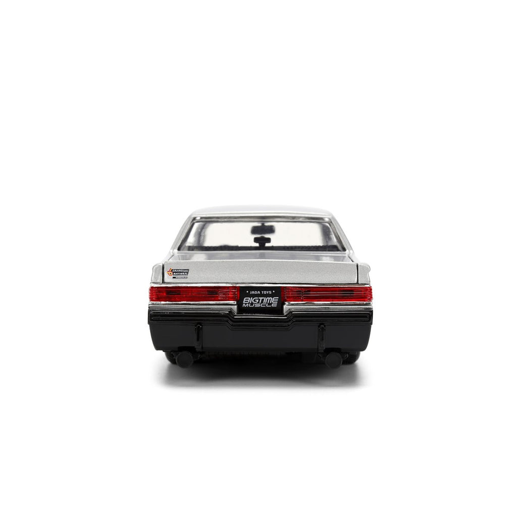 Bigtime Muscle 1987 Silver Buick Grand National 1:24 Scale Die-Cast Metal Vehicle