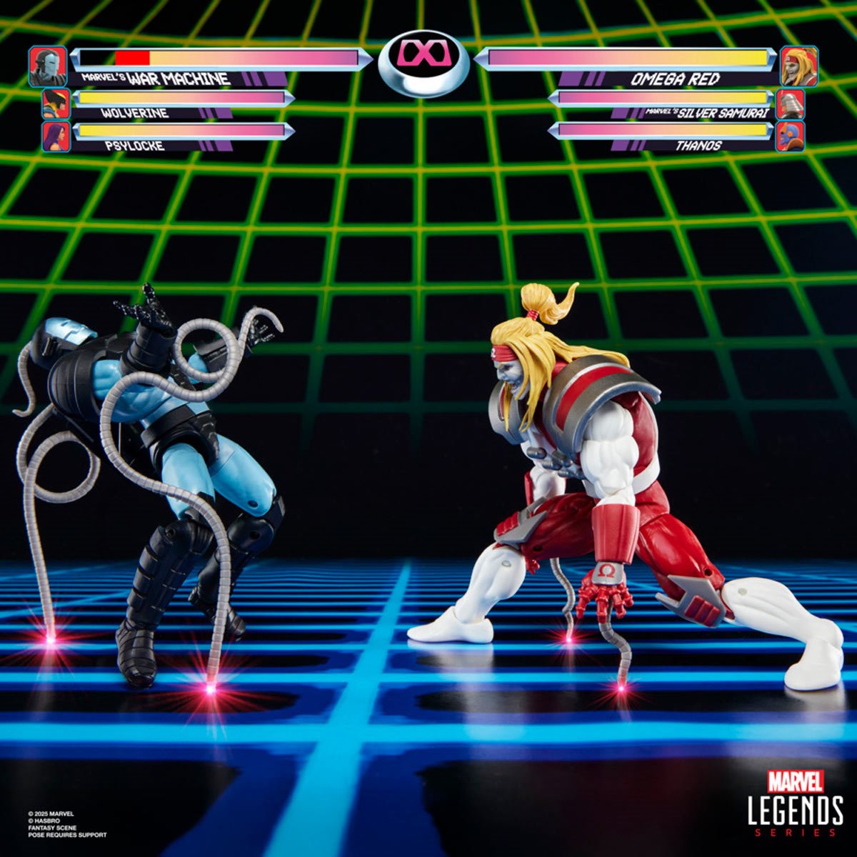 Marvel Legends Series Gamerverse War Machine vs Omega Red 6-Inch Action Figures