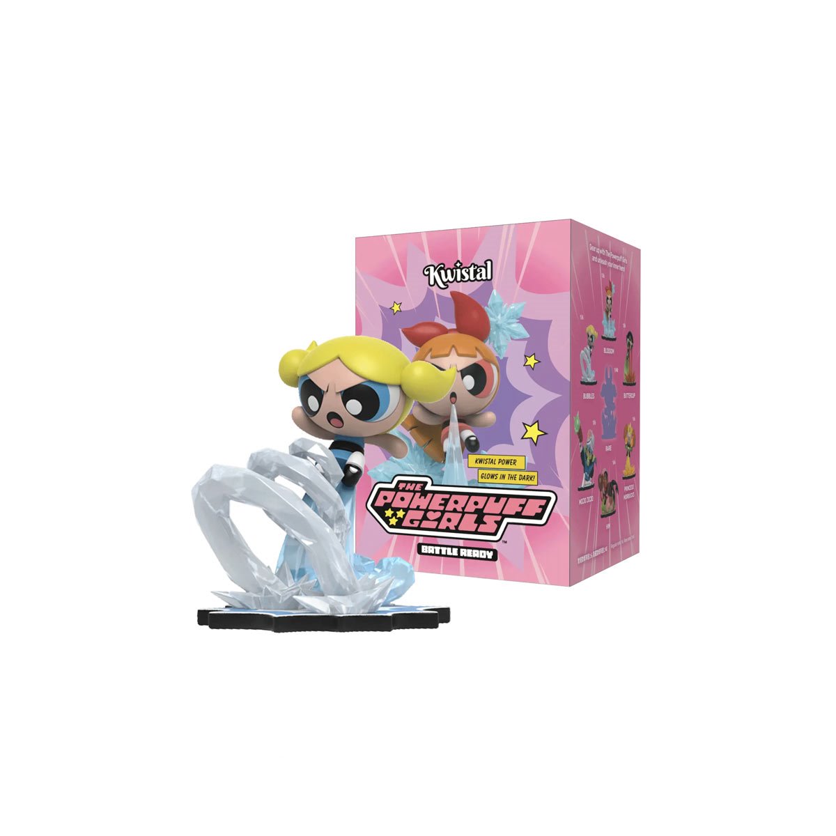 Kwistal: Powerpuff Girls Battle Ready Series Mini-Figure Display Tray of 6