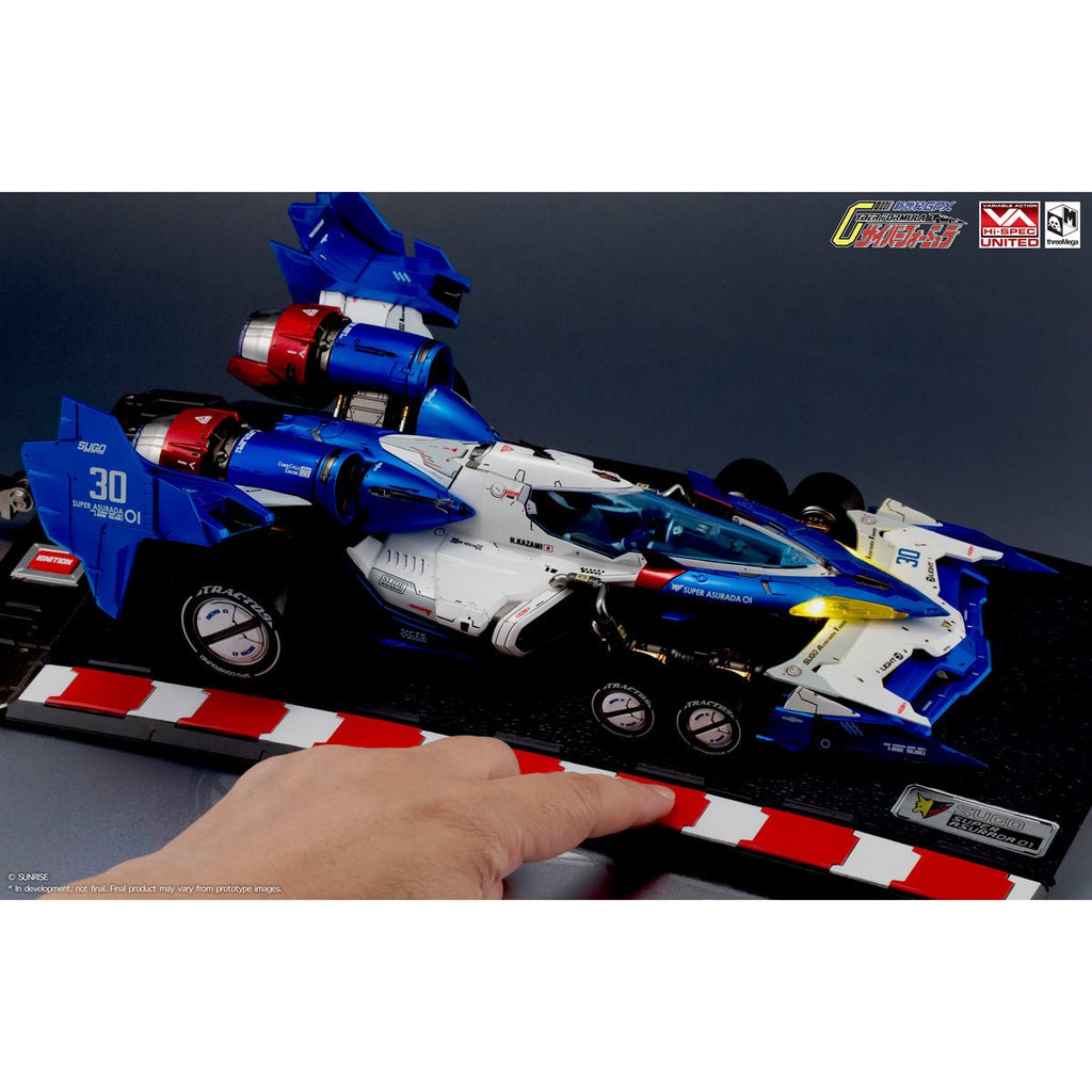 Future GPX Cyber Formula Variable Action Hi-Spec United Super Asurada 01 1:18 Scale Die-Cast Metal Vehicle
