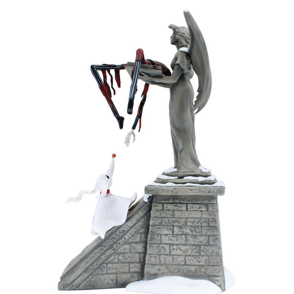 The Nightmare Before Christmas Santa Jack & Zero Statue
