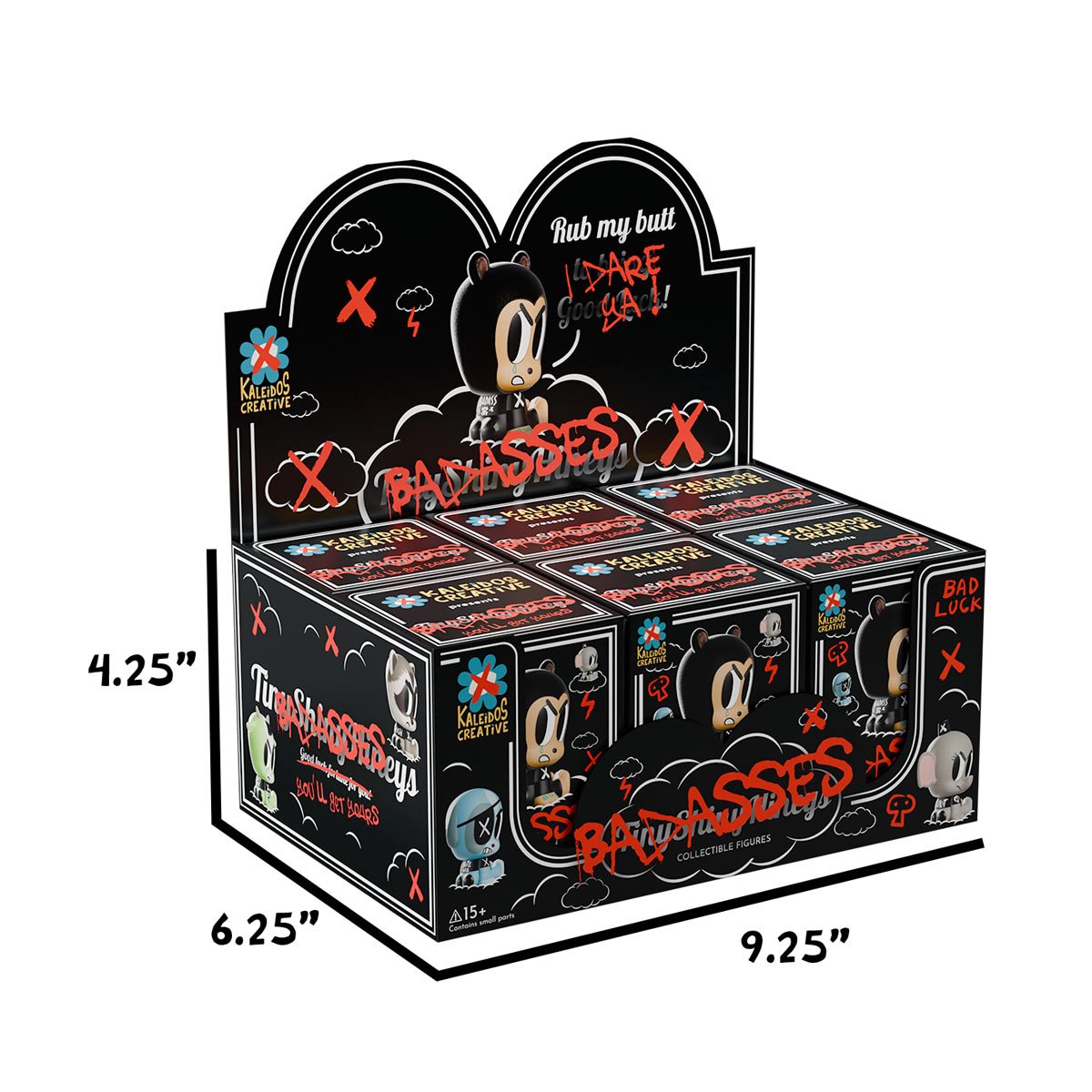 Tiny Shiny Hineys: Badasses Blind-Box Mini-Figure Case of 6