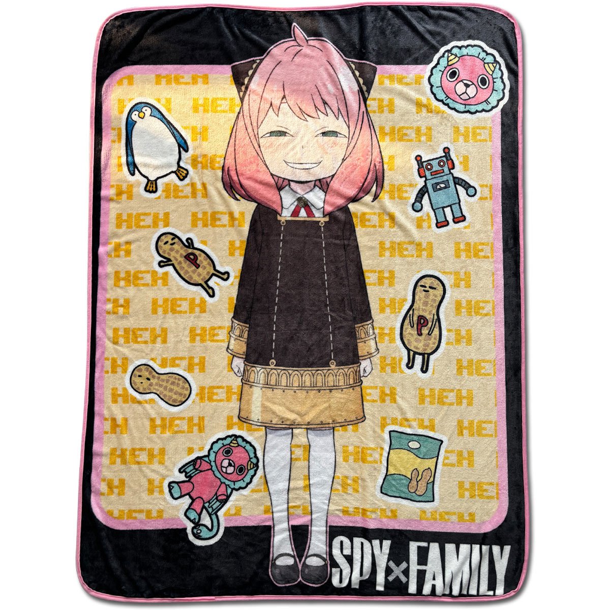 Spy x Family Anya Heh Throw Blanket