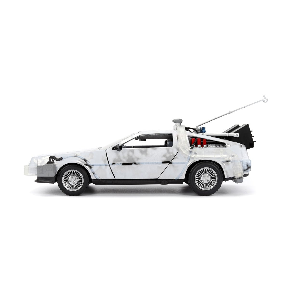 Hollywood Rides Back to the Future Time Machine Frosted 1:24 Die-Cast Metal Vehicle
