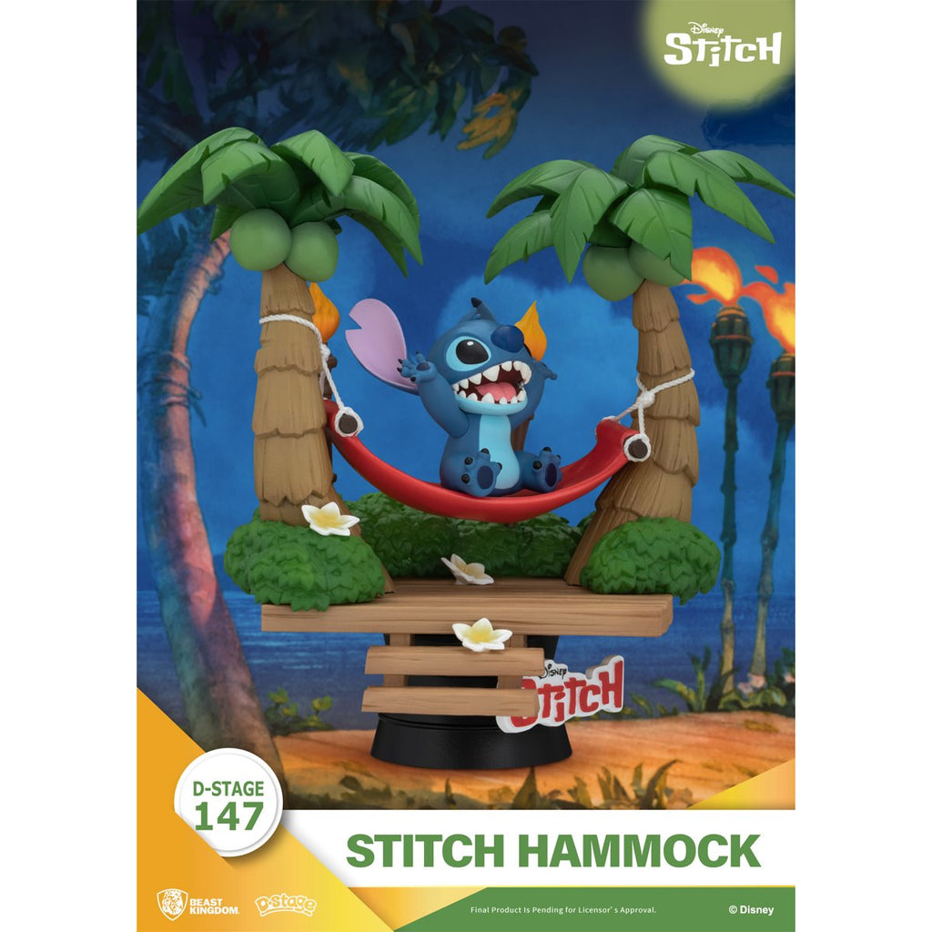 Lilo & Stitch Hammock DS-147 D-Stage Statue