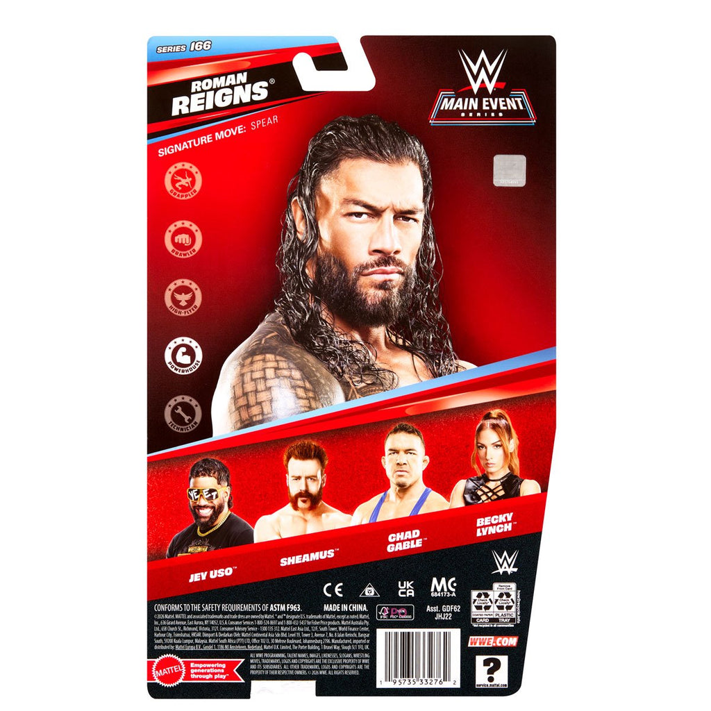 WWE Main Event Series Figure Series 166 Action Figure Case of 8