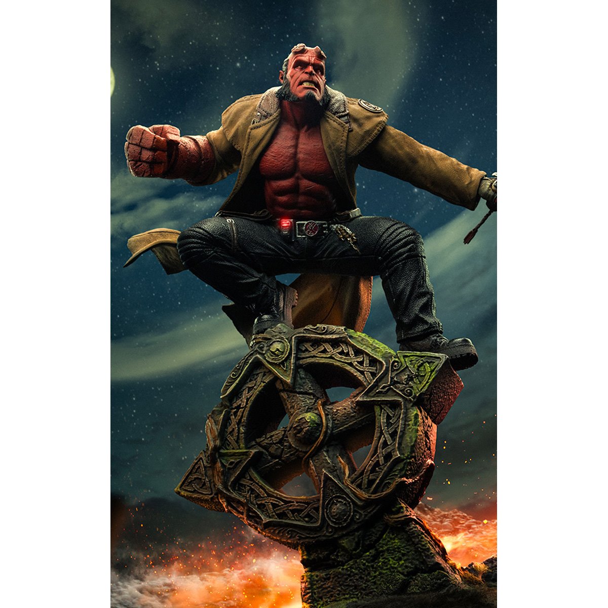 Hellboy 2: The Golden Army Hellboy Battle Diorama Series 1:10 Art Scale Limited Edition Statue