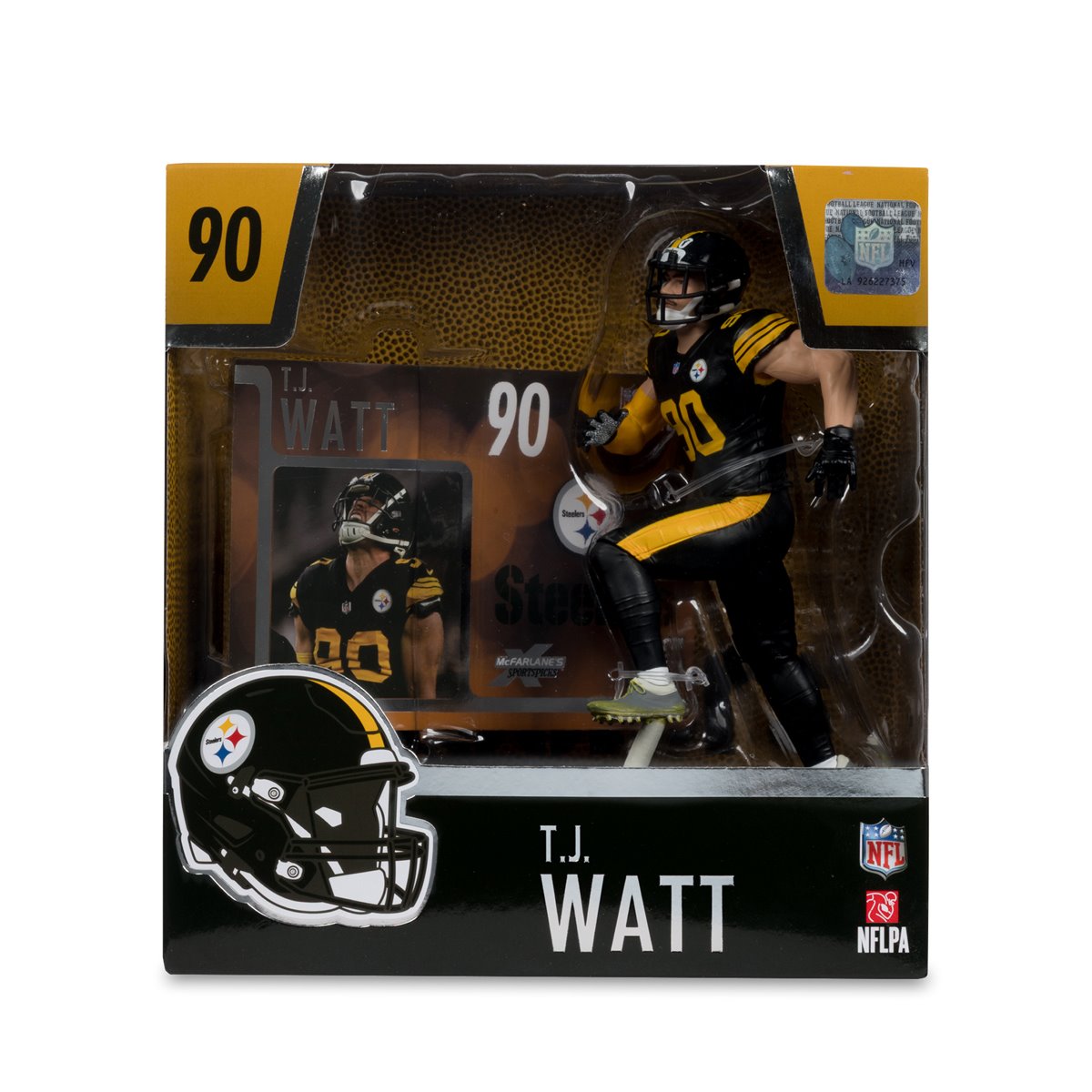 NFL SportsPicks 2025 Pittsburgh Steelers T.J. Watt 7-Inch Scale Posed Figure
