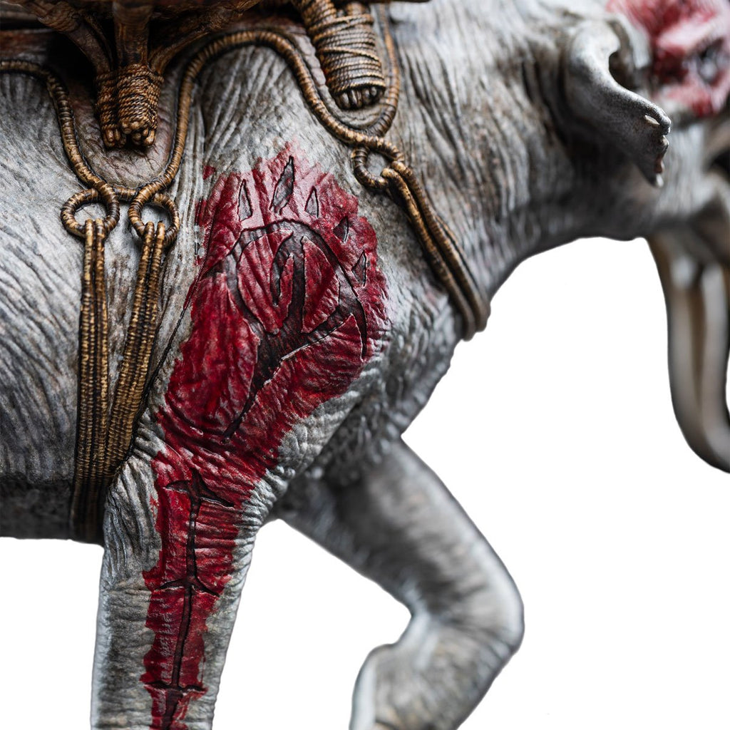 The Lord of the Rings Trilogy Mumak in Battle Miniature Statue