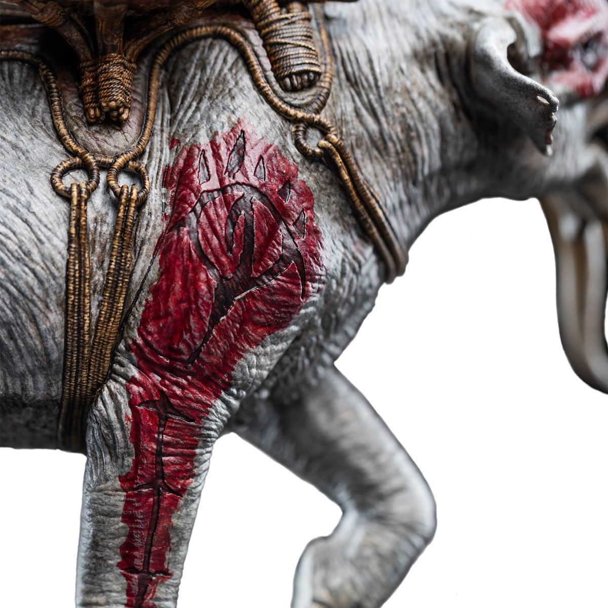 The Lord of the Rings Trilogy Mumak in Battle Miniature Statue