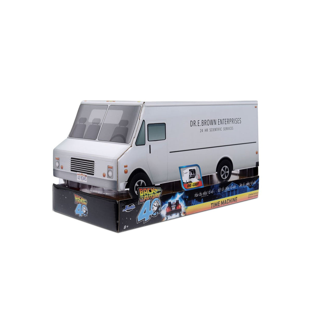 Hollywood Rides Back to the Future Time Machine 40th Anniversary 1:24 Scale Die-Cast Metal Vehicle
