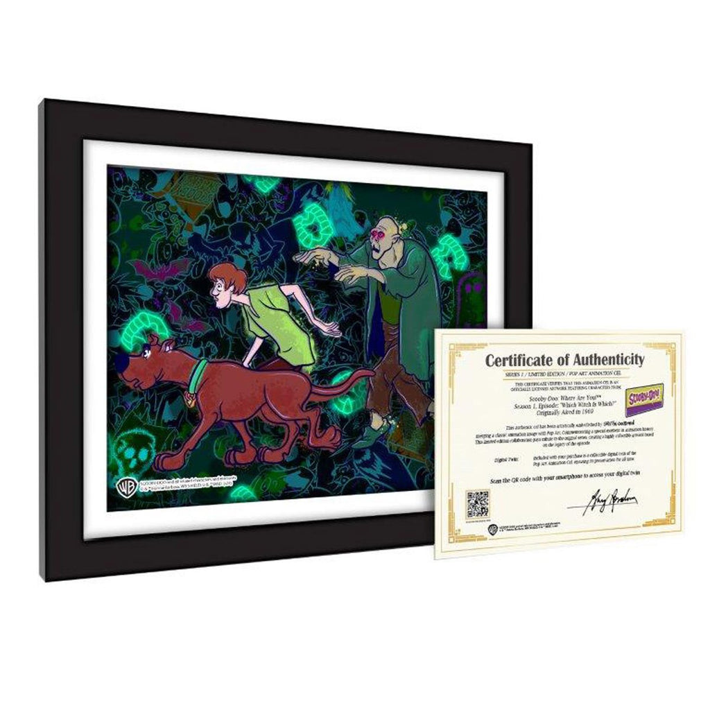 Scooby-Doo Which Witch Is Which? #1101 Animation Cel Artist Edition Framed Art Print